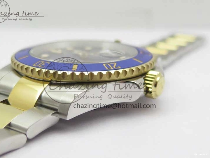 YG SS Maker LB Dial 126613 41mm Blue SS Bracelet Edition YG Best BP on Submariner 0108